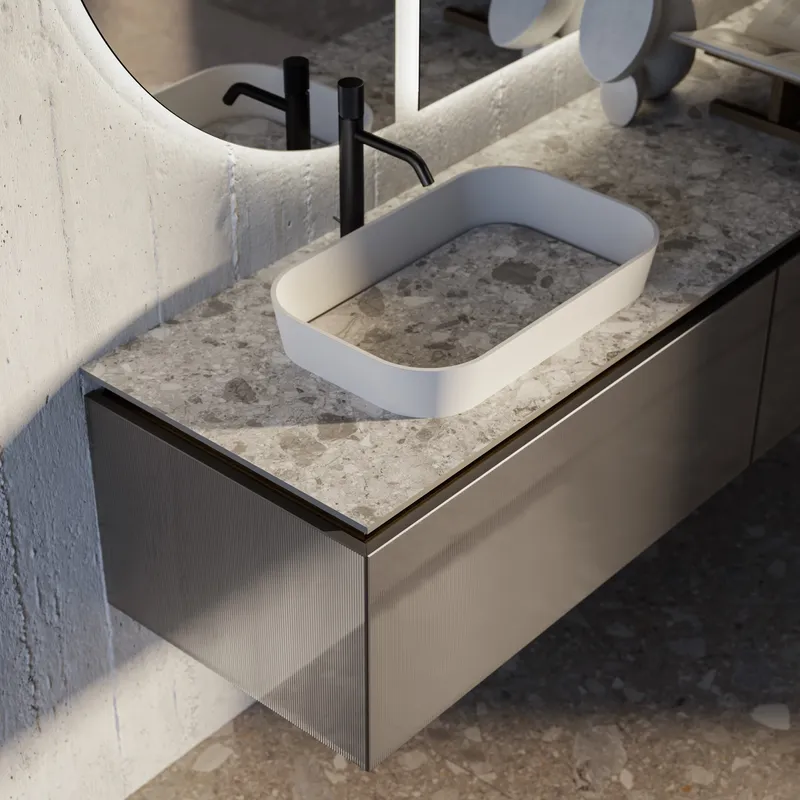 PUNTOTRE ARREDOBAGNO — Mobili bagno in esposizione da Edilcolor Novara