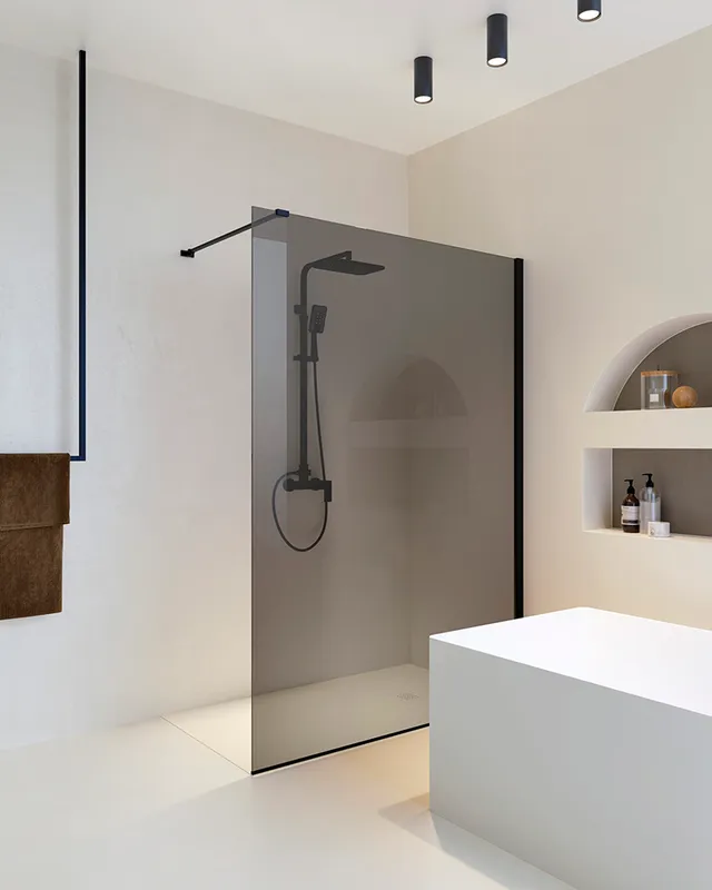 TAMANACO — Box doccia in esposizione da Edilcolor Novara